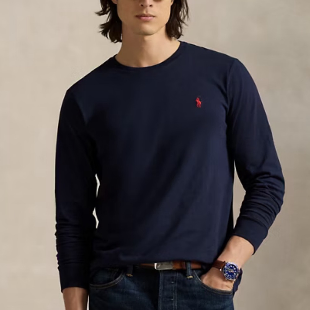 Polo Ralph Lauren slim men long sleeve T shirt size XL